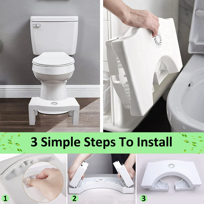 Foldable Toilet Step Stool