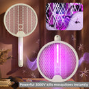 Rechargeable Mosquito Zapping Swatter Racket