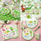 Kids Birthday Party Paper Plate Tableware 111pcs Pack