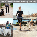 Hands-Free Dog Leash Waist Bag and Collapsible Bowl Set