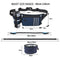 Hands-Free Dog Leash Waist Bag and Collapsible Bowl Set