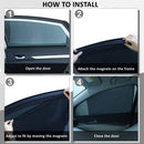 Magnetic Car Window Sun Shade 4Pcs Set