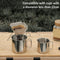 Camping Coffee Dripper Filter and Mini Cups Set