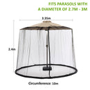 Patio Parasol Umbrella Mosquito Screen Net