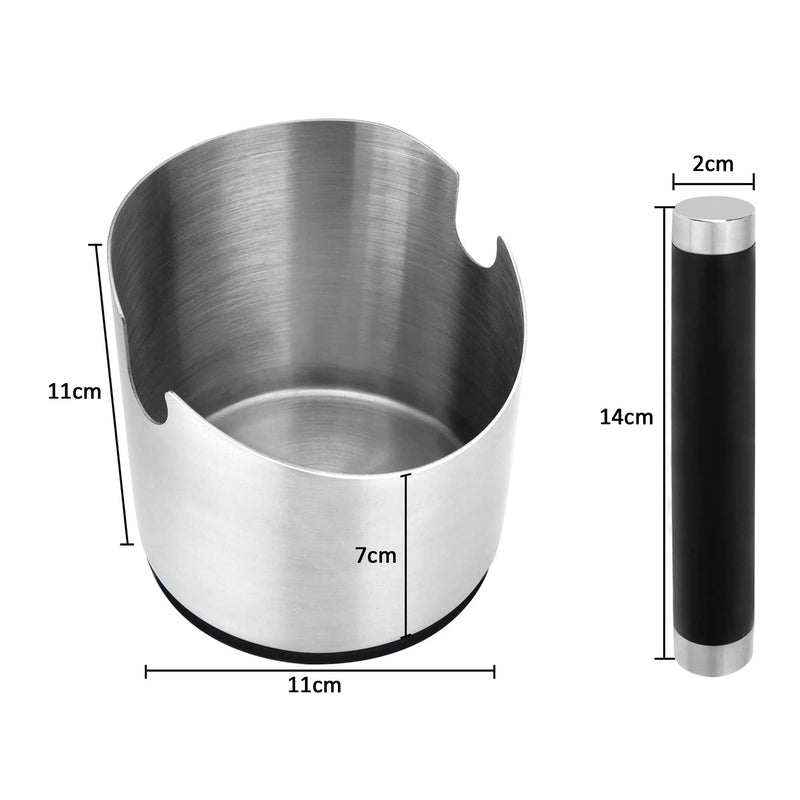 Stainless Steel Coffee Knock Box Bucket