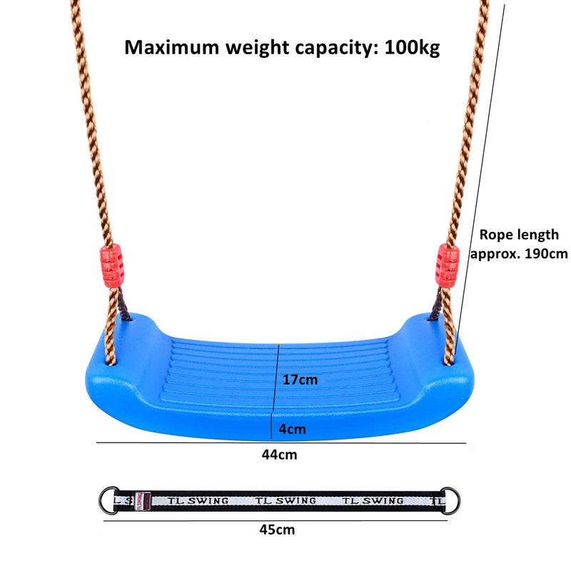 Outdoor Plastic Swing Set for Children