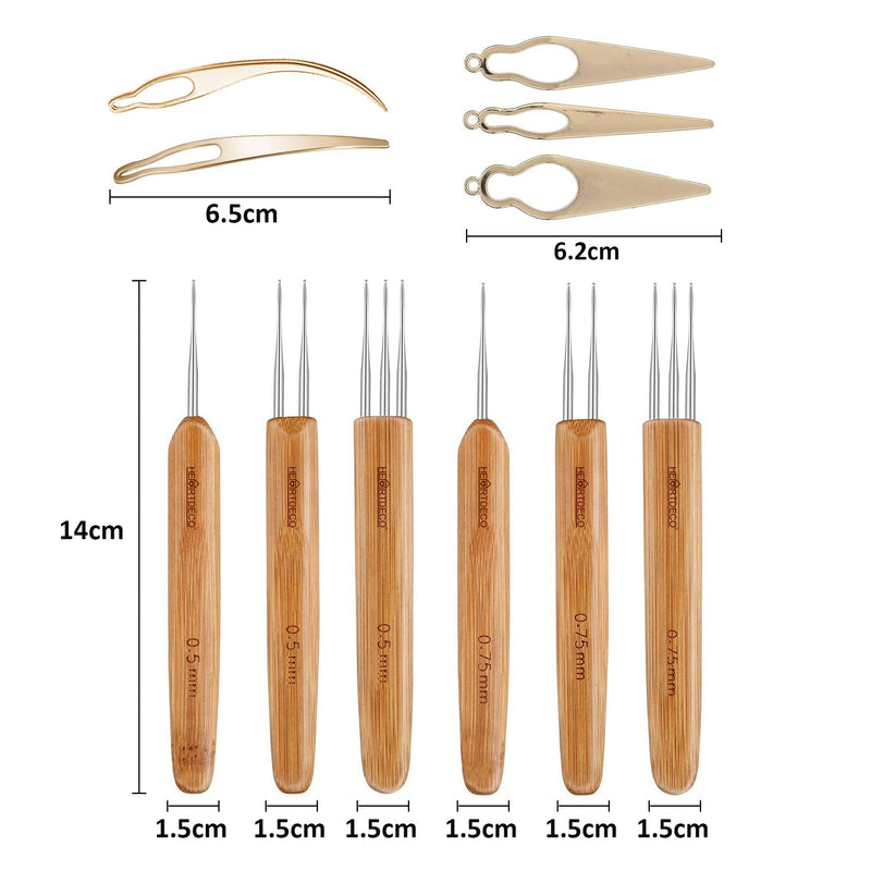 11PCs Dreadlocks Crochet Hook Tool Kit