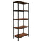 5 Tier Bookshelf Storage Display Rack 150cm x 60cm