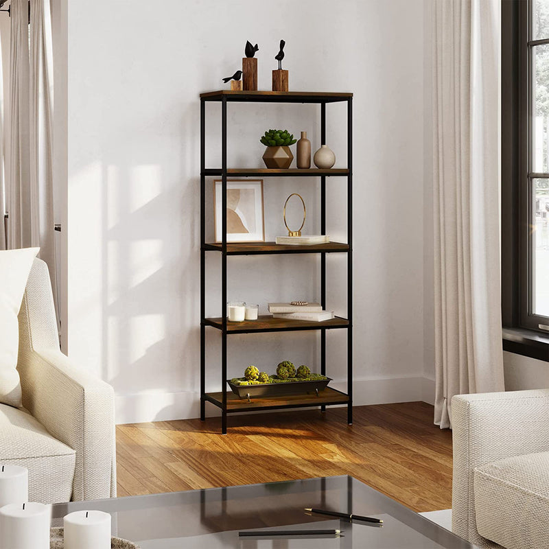 5 Tier Bookshelf Storage Display Rack 150cm x 60cm