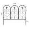 55cm Wide Metal Garden Fence Panel-5Pcs Pack