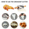 9pcs Croissant Cutter Baking Dough Tool Set