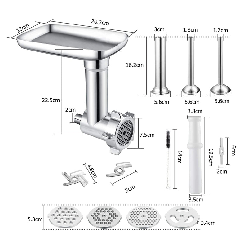 Meat Grinder Attachment Set for Heartdeco Stand Mixer