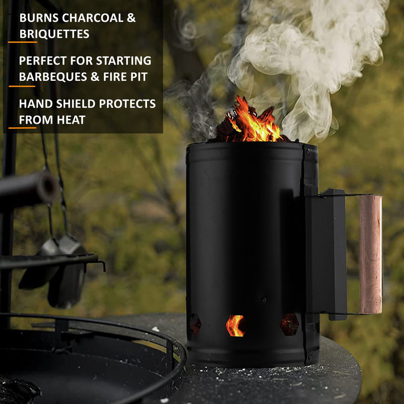 Charcoal Chimney Starter Set