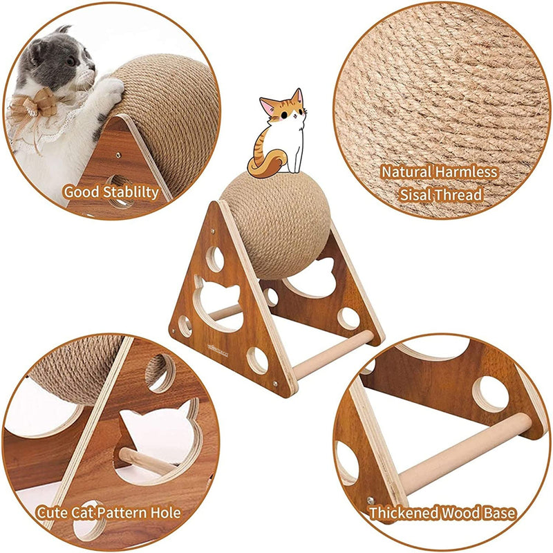 Cat Sisal Scratcher Ball