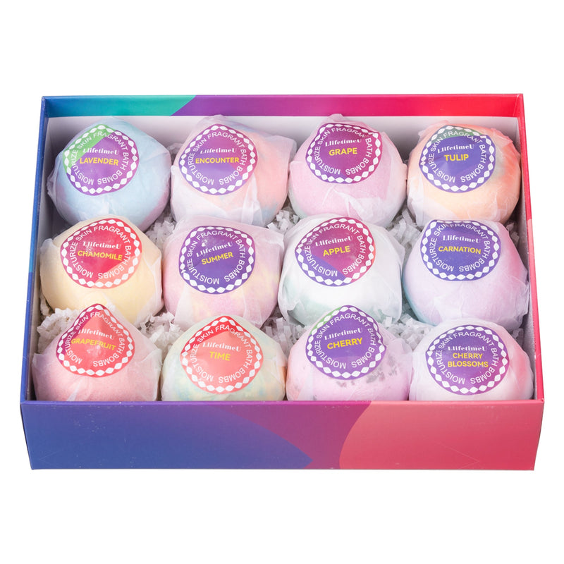 12Pcs Aromatherapy Bath Bombs Gift Set