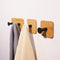 Adhesive Bamboo Wall Hooks 4Pcs Set