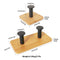 Adhesive Bamboo Wall Hooks 4Pcs Set