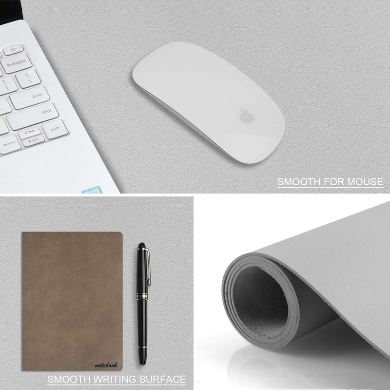 Large PU Leather Desk Mouse Pad Comfortable Writing Mat