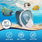 Full Face Snorkel Diving Dry Mask with GoPro Mount