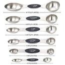 6Pcs Magnetic Stackable Dual Side Measuring Spoons