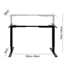 Electric Dual Motor Rise Up Desk Frame