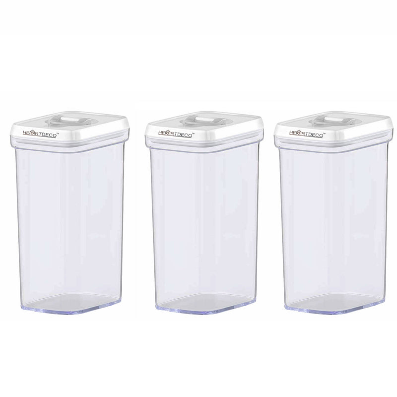 3Pcs 1.2L Airtight Food Containers