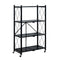 4-Tier Folding Storage  Unit with Wheels