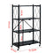 4-Tier Folding Storage  Unit with Wheels