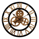 Wooden Silent Quartz Wall Clock 40cm