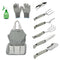 9Pcs Planting Hand Tool Set with Storage Bag