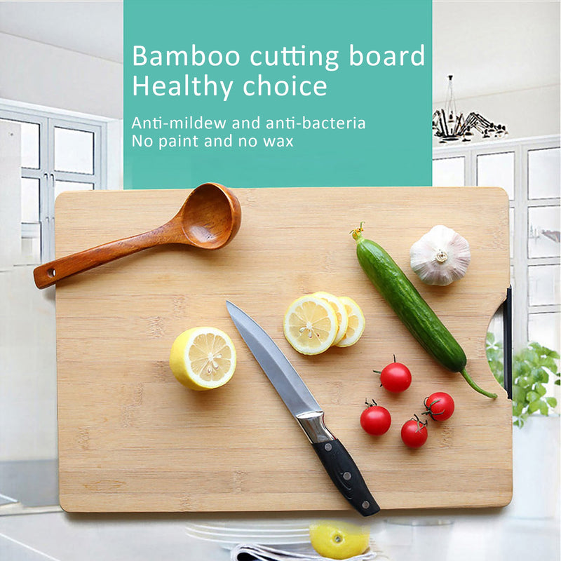 Bamboo Chopping Boards 2Pcs Set