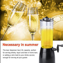 2.5L Beer Beverage Dispenser with Inner Ice Core