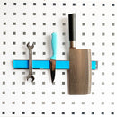 Steel Pegboard Accessories - 2Pcs Strong Magnetic Bars Set