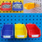 6Pcs Pegboard Compatible Workshop Storage Bin