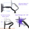 Full Motion Swivel Gas Spring Monitor Arm Mount