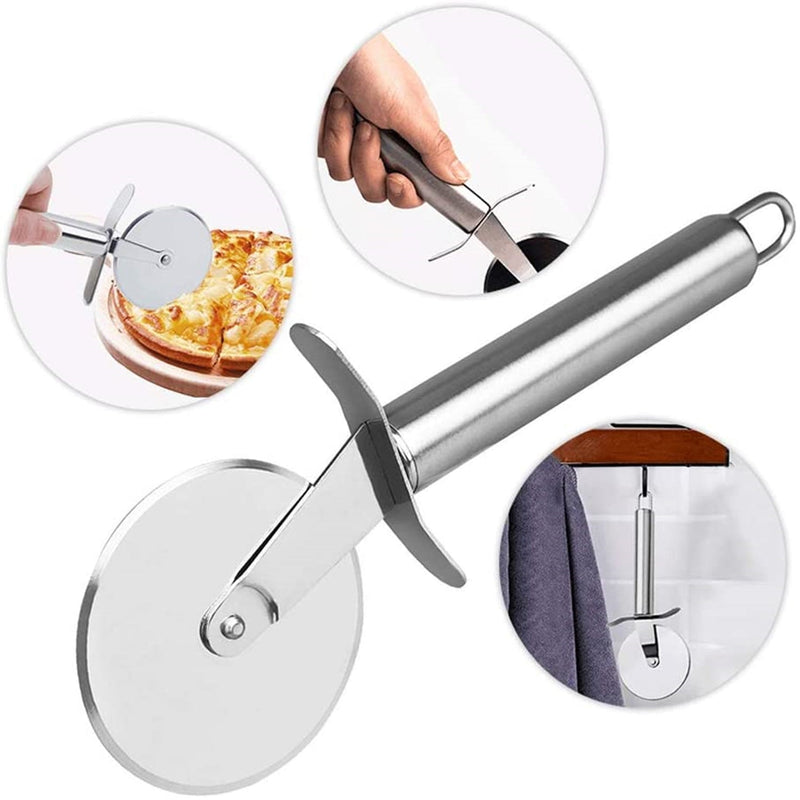 2Pc 32cm Nonstick Pizza Pan & Cutter Set