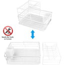 2 Tier Dish Draining Rack