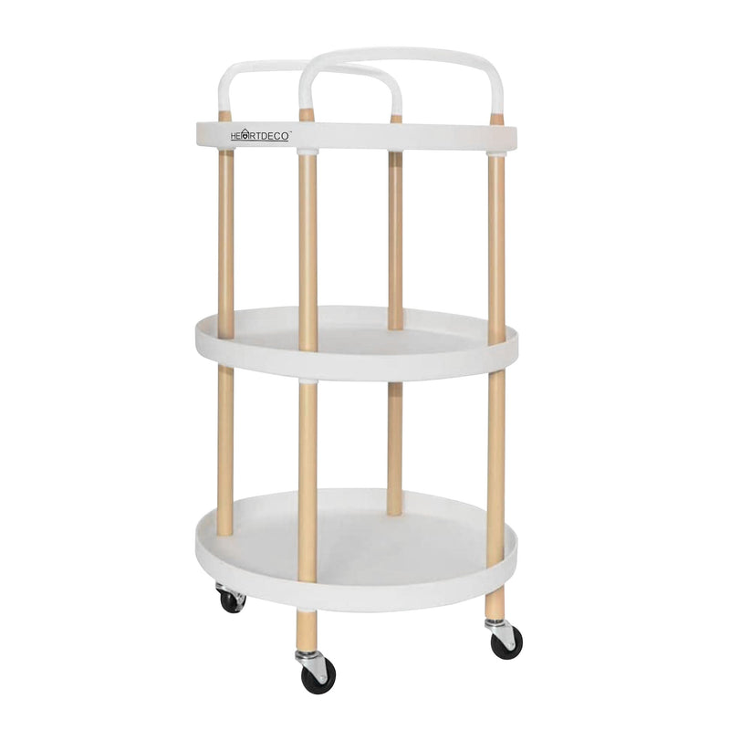 3 Tier Rolling Cart Storage Trolley