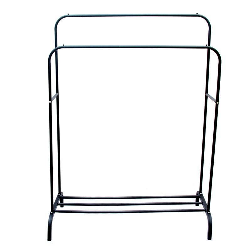 Metal Double Rail Garment Rack