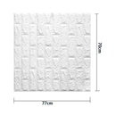 Self-Adhesive PE Foam Wall Panel 10Pcs-Off White (Gauteng Delivery Only)