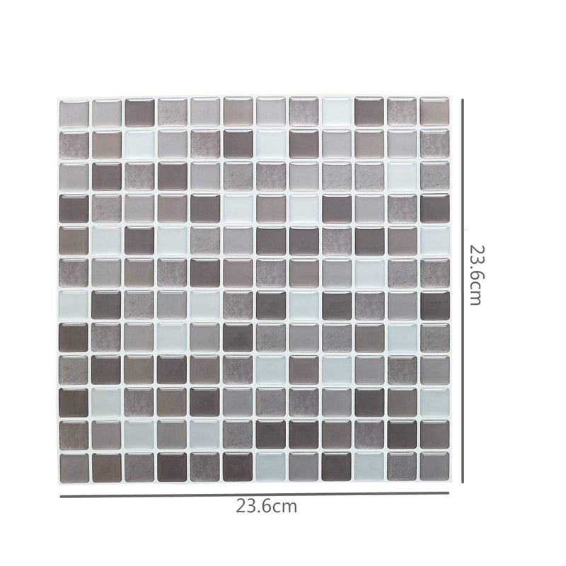 4Pcs 3D Self Adhesive Mosaic Tile Sticker