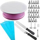 32 in 1 Turntable & Cake Decorating Accessories Set