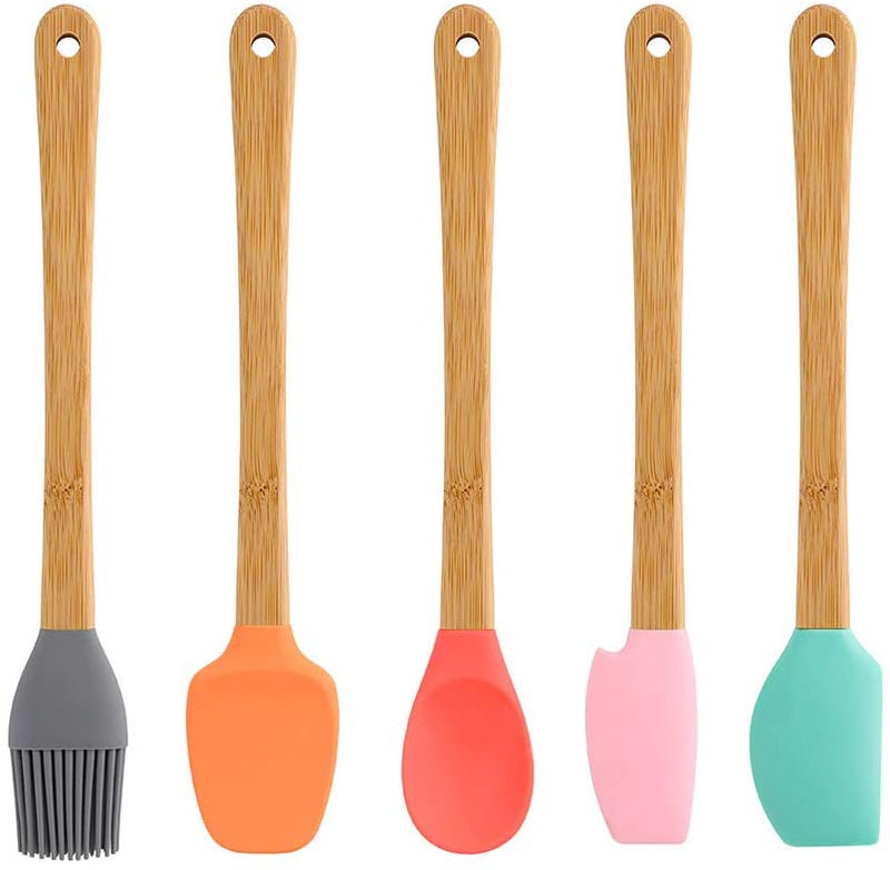 Mini Silicone Spatula 5Pcs Set