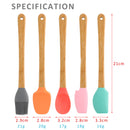 Mini Silicone Spatula 5Pcs Set