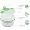 Salad Spinner Bowl Colander & 3in1 Tong Set