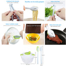 Salad Spinner Bowl Colander & 3in1 Tong Set