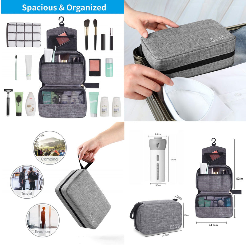 4 in 1 Travel Bottle & Toiletry Bag Set