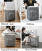 2Pcs Large Collapsible Storage Bag Laundry Hamper