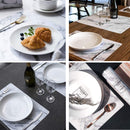 Premium Marble Pattern PU Leather 6 Placemats & 6 Coasters Set