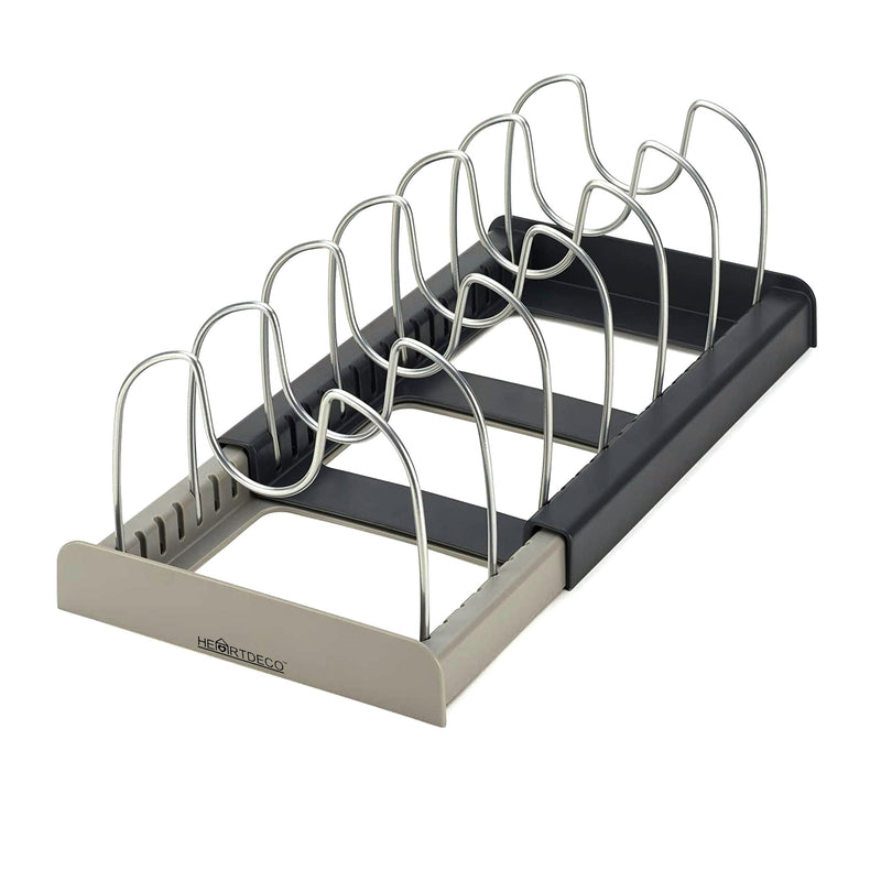 Adjustable Organizer Rack For Pans & Pot Lids